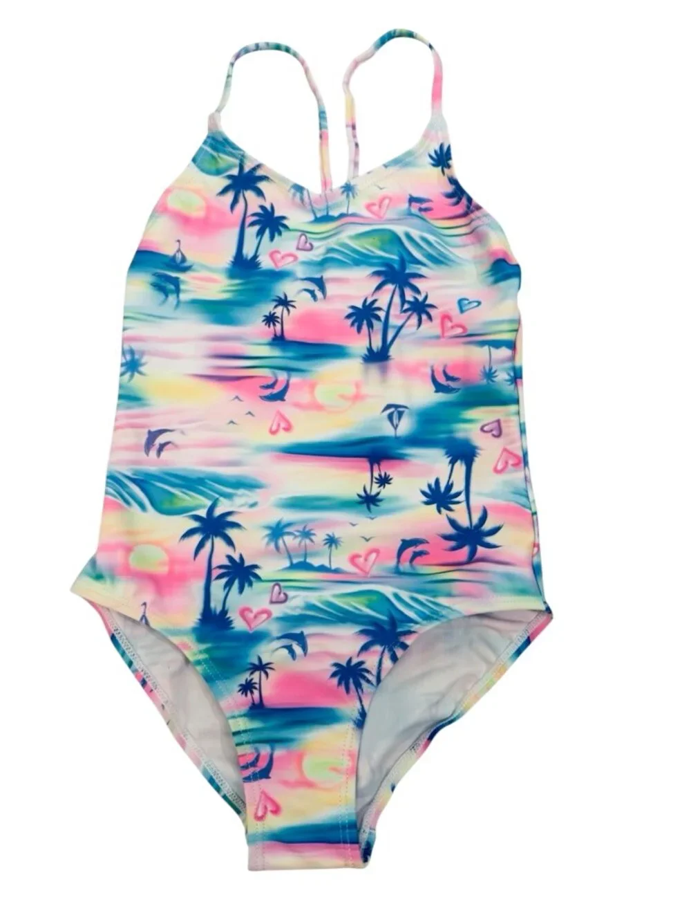NWT Girls One-Piece Bathing Suit 4-6 Years